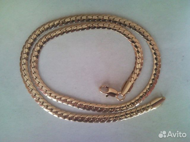 Цепи gold filled плетение бисмарк Цепи gold filled плетение