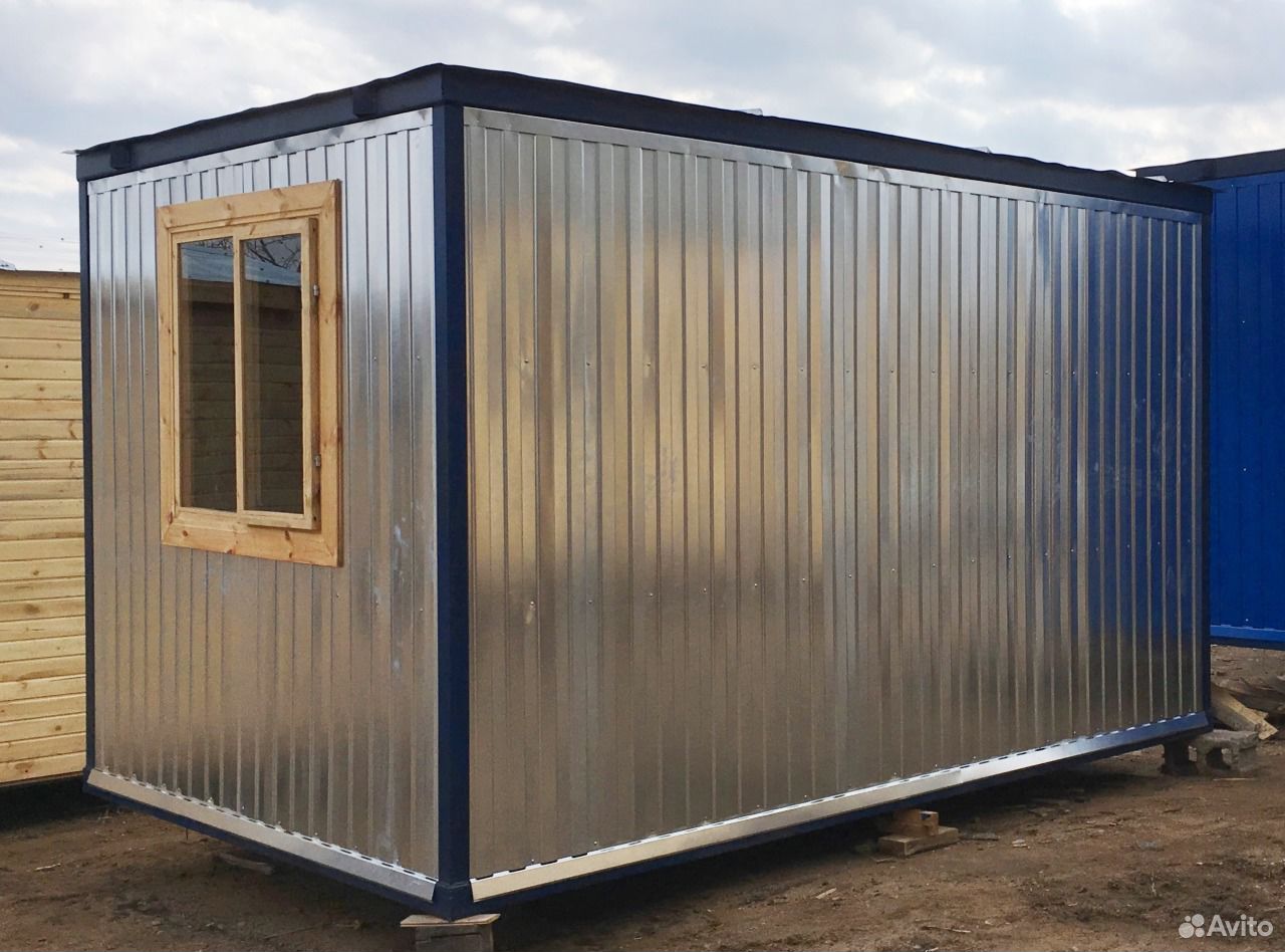 Бытовка с отделкой профлистом