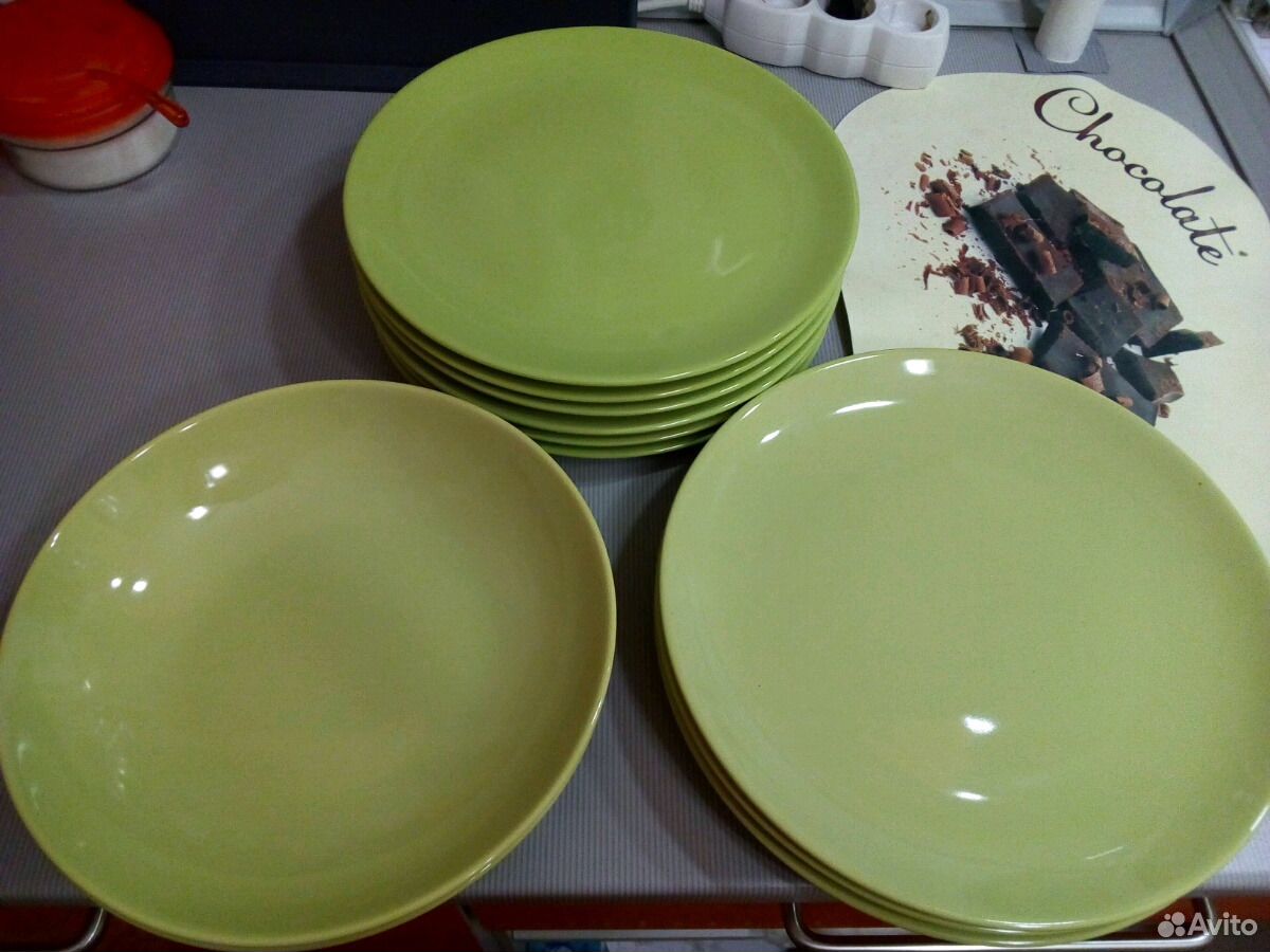 Тарелки оливкового цвета наборы