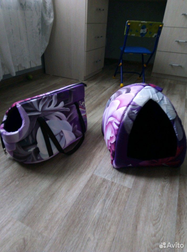 Домик и сумка переноска для кошки или маленькой со купить на Зозу.ру - фотография № 1