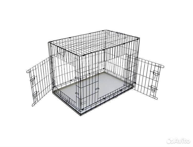 Клетка для крупной собаки 118х76х88 купить на Зозу.ру - фотография № 1