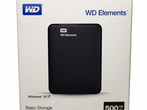 Внешний жесткий 500. Внешний HDD WD 500gb elements 2.5