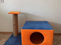 Пуф-домик для кошек и маленьких собак