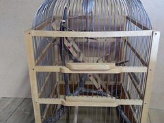 Клетка деревянная для птиц