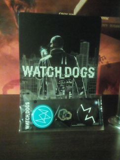 Watch Dogs стилбук + значки из коллекционного изд
