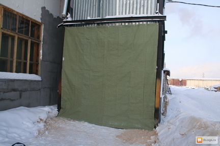 Изготовим брезентовые шторы на ворота