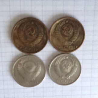Монеты СССР и Тенге