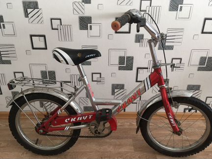 Детский велосипед (красный)