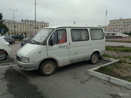 ГАЗ Соболь 2217 2.3 МТ, 2000, микроавтобус