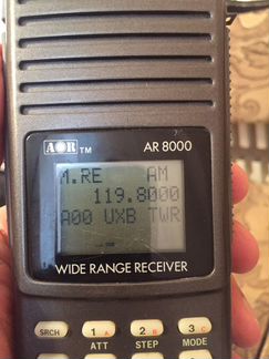 Аor AR-8000 Радиосканер (авиа диапазон есть)