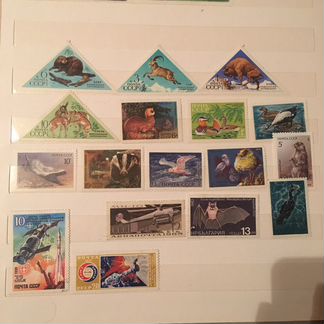 Коллекция негашеных марок