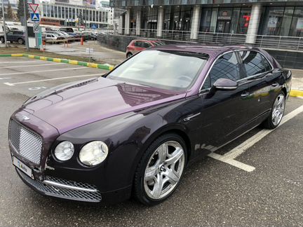 Bentley Flying Spur 6.0 AT, 2014, битый, 87 000 км
