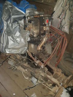 Двигатель и коробка на паджеро джуниор