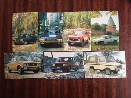 Календарики.Советские автомобили и другие.Обмен