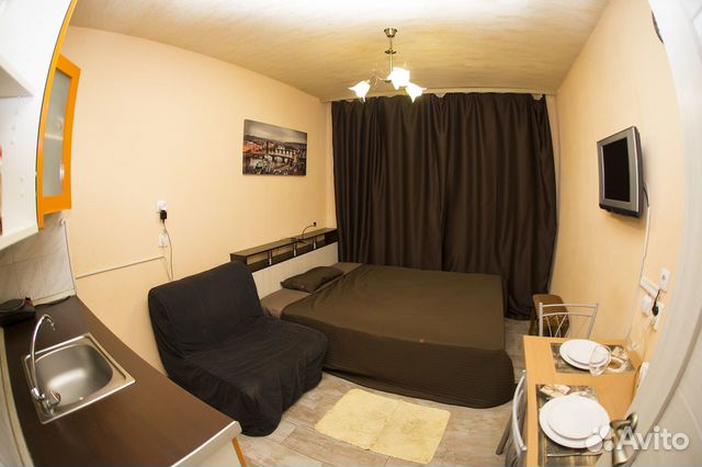 

Квартира-студия, 20 м², 2 кровати