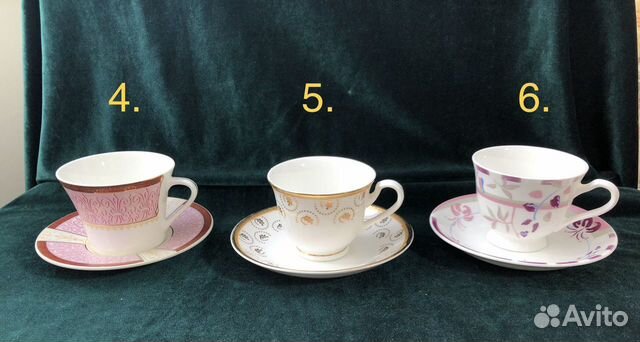 Чашка+блюдце для чая/кофе. Костяной фарфор