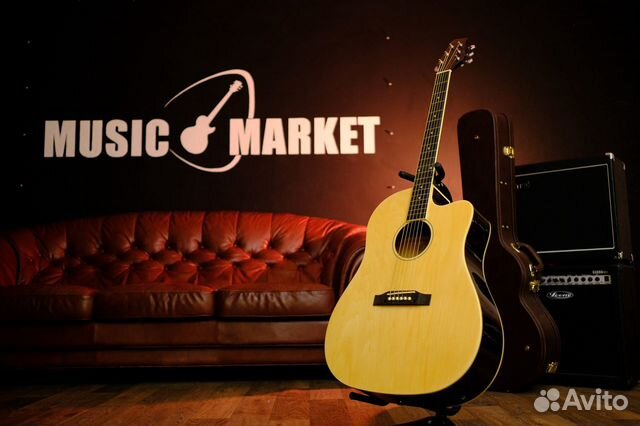 Электроакустическая гитара Stagg (Комплект)