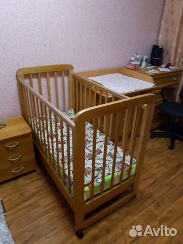 Кроватка детская + Матрас + Конверт