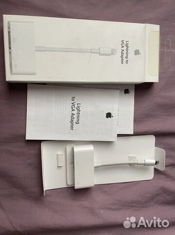 Apple lightning to VGA оригинал