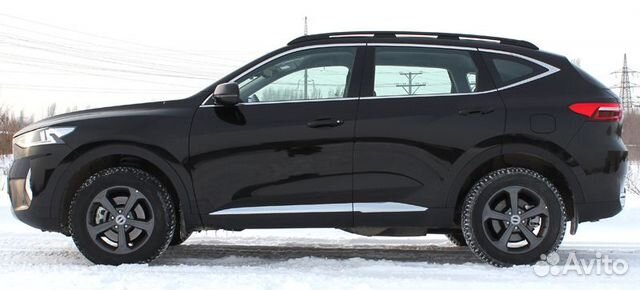 Рейлинги на крышу haval F7 (2019), черные