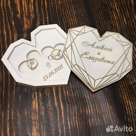 Шкатулка под кольца на свадьбу