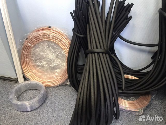 Медные трубы на отрез, готовый комплект монтажа