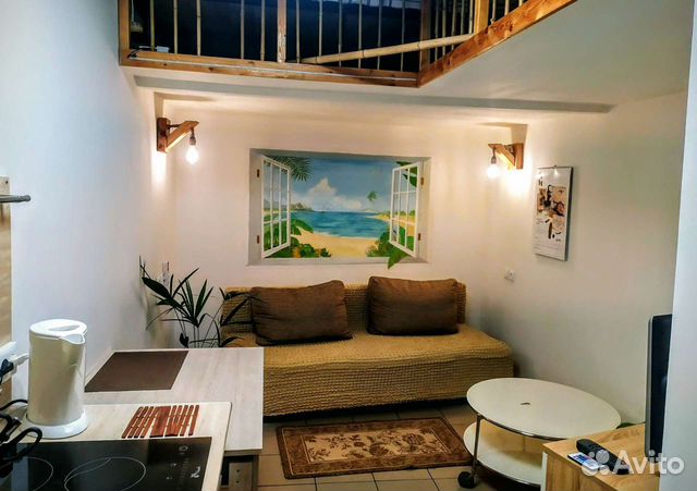 

Квартира-студия, 35 м², 2 кровати