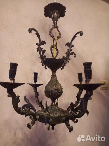 Люстра бронза СССР