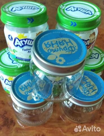 Баночки маленькие из под детского питания