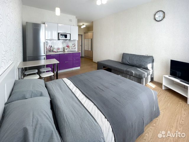 

Квартира-студия, 30 м², 2 кровати