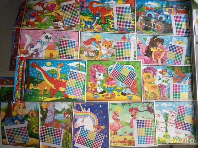 Мозаика с гелиевыми подушечками