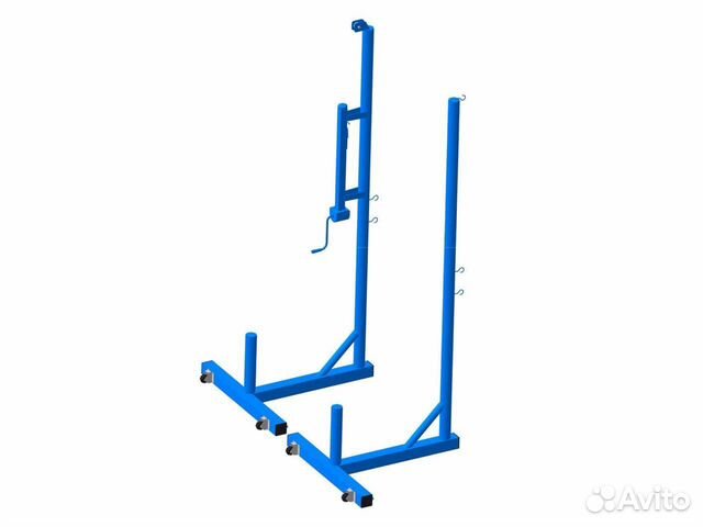 Стойки для бадминтона передвижные с механизмом