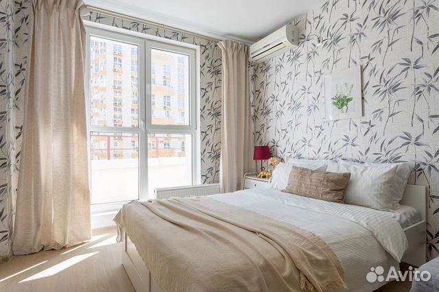 

1-к. квартира, 45 м², 2 кровати