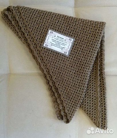 Шаль-Бактус ручной работы