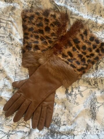 Перчатки натуральная кожа новые