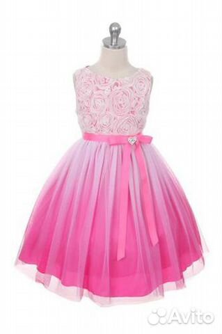 Детское нарядное платье 122