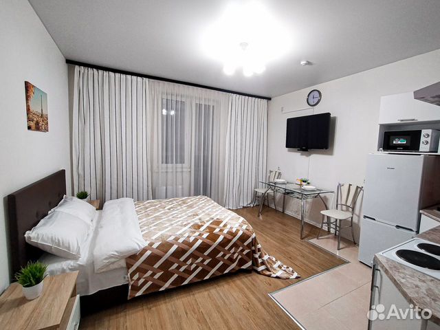 

Квартира-студия, 25,4 м², 1 кровать