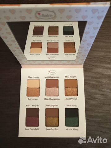 Палетка теней THE balm новая