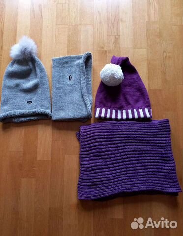 Комплект шапка и шарф