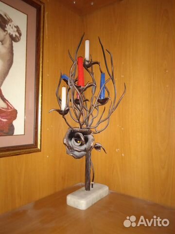 Подсвечник бронза