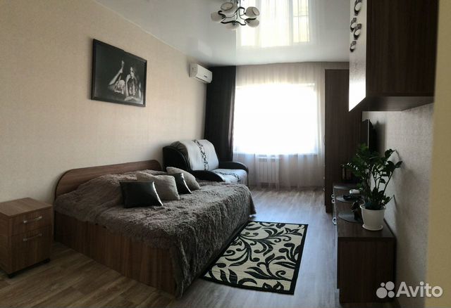 

1-к. квартира, 40 м², 2 кровати