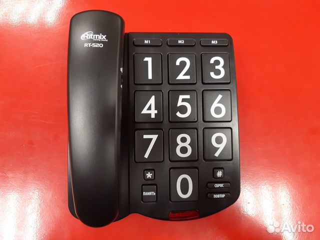 Телефон проводной Ritmix RT-520