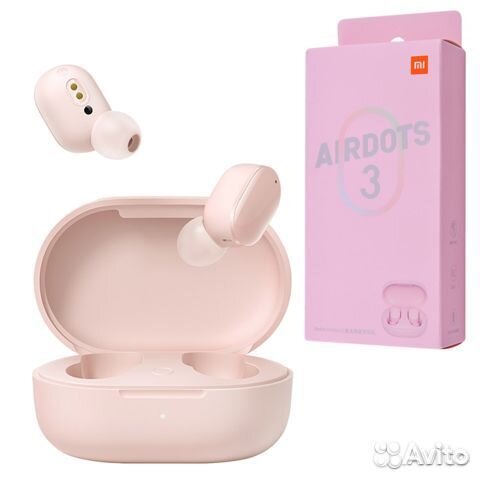 Беспроводные наушники Airdots Pro 3 Розовые