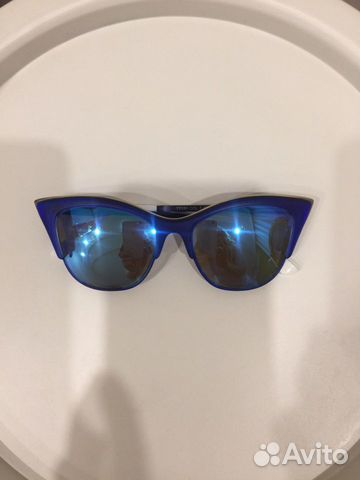 Очки темно синие женские от солнца