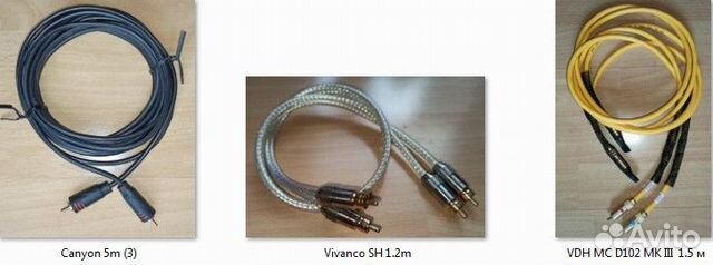 Межблочные кабели 1.2 м-5 м