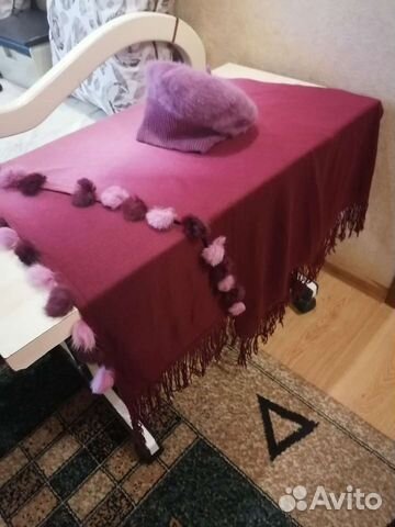 Шапка женская берет, шарф, снуд