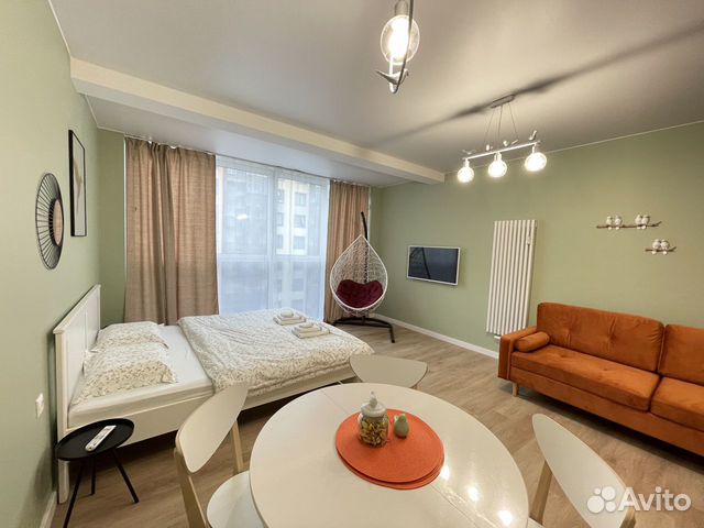 

Квартира-студия, 32 м², 2 кровати