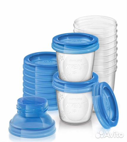 Набор контейнеров Philips Avent с крышкой для хран