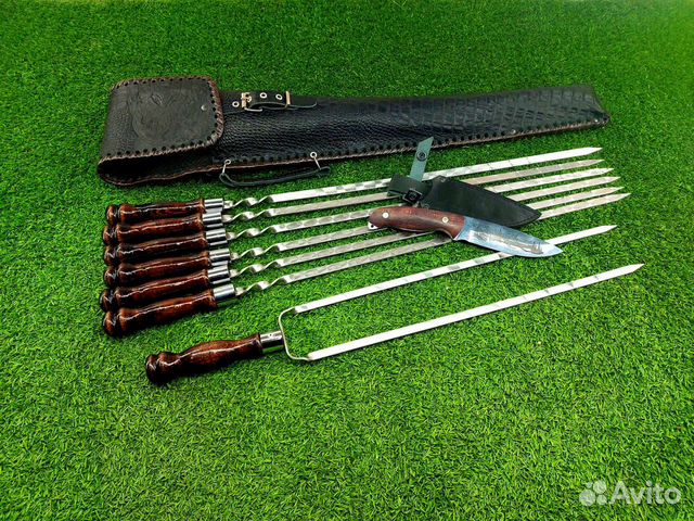 Набор шампуров подарочный