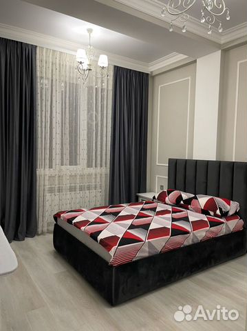 

1-к. квартира, 57 м², 2 кровати